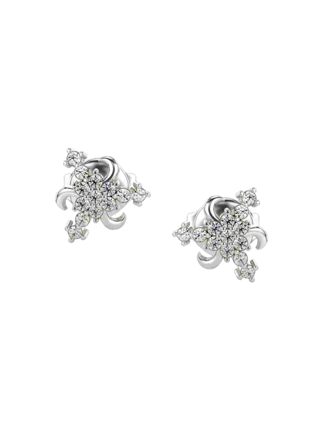 VALANOVA 14Kt White Gold 0.17 Carat Lab Grown Diamond Earrings