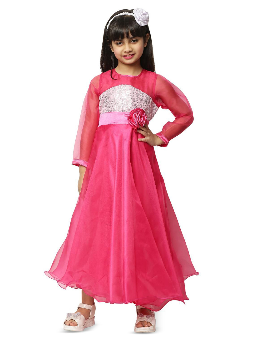 Wow Princess Girls Embellished Gown Maxi Dresses