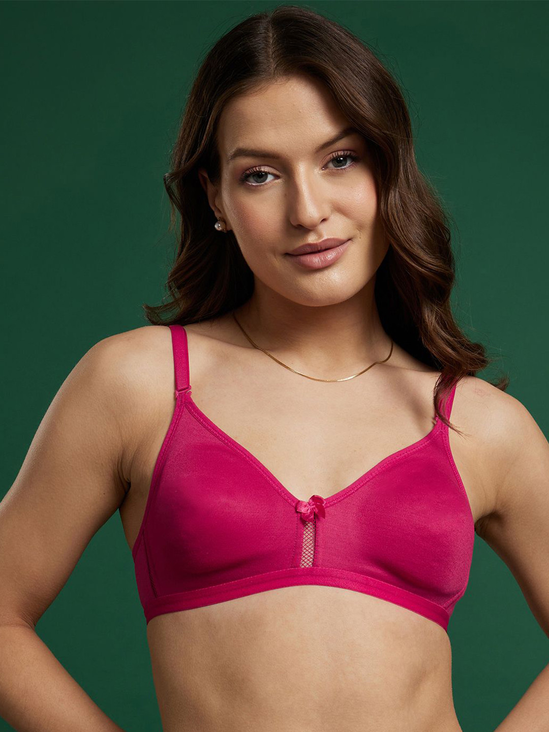 Here&Now X DREAMS Lingerie Women Solid All Day Comfort Full Coverage Bra