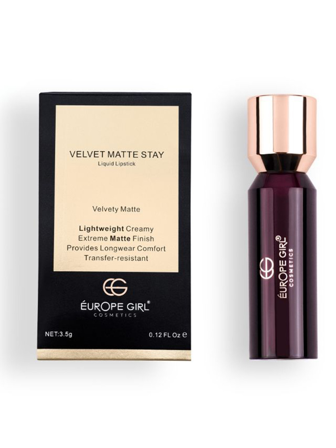 EUROPE GIRL Velvet Matte Liquid Lipstick- 3.5 g- Pink Candy 13