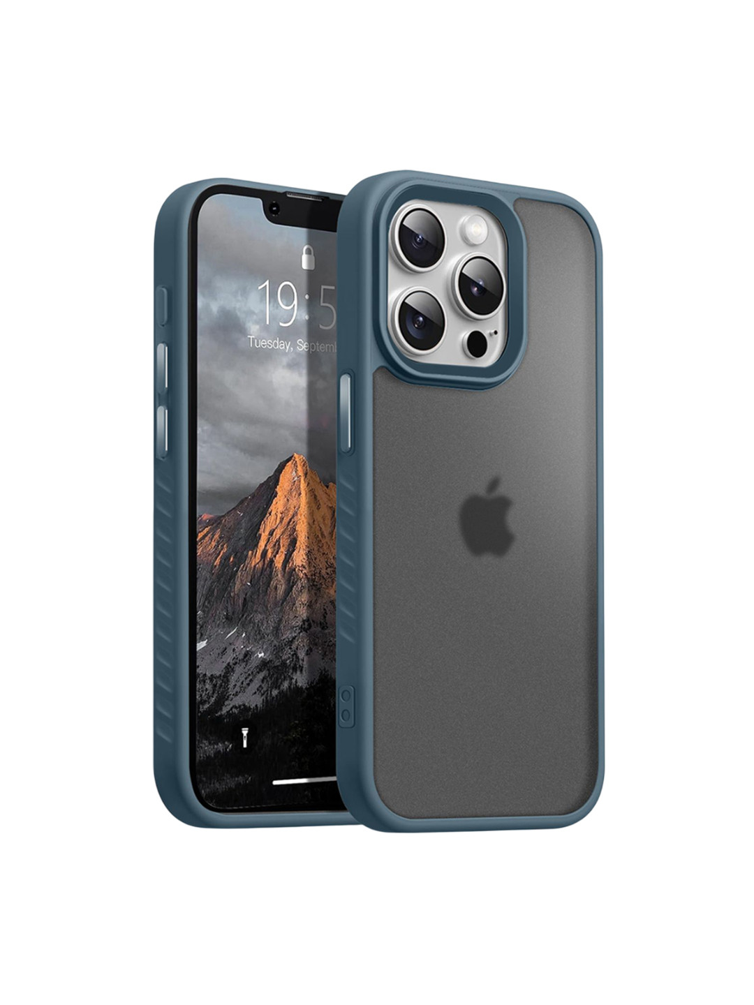 Karwan iPhone 13 Pro Solid Shockproof Back Case Mobile Accessories