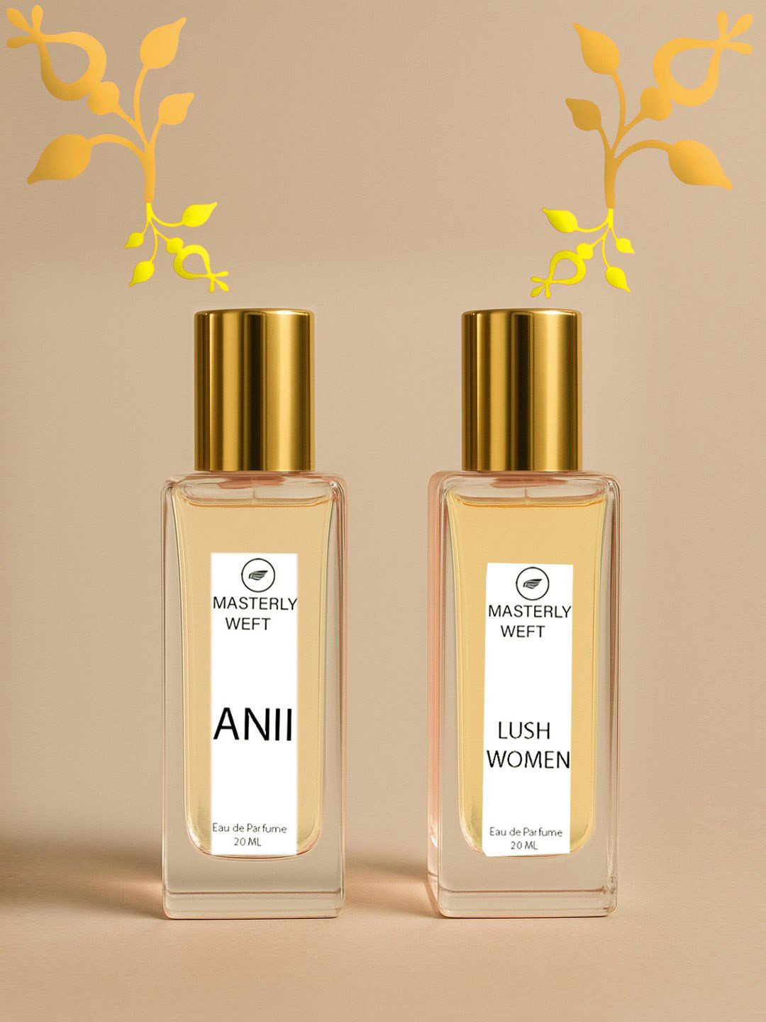 MASTERLY WEFT Women Set Of 2 Anii & Lush Women Long Lasting Eau De Parfum- 20 ml Each
