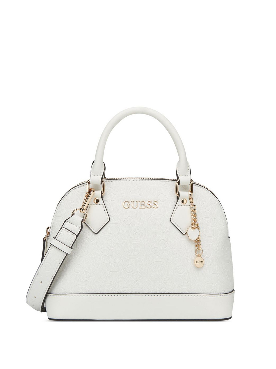 GUESS Textured Lexy Mini Top Zip Crossbody Shoulder Bag