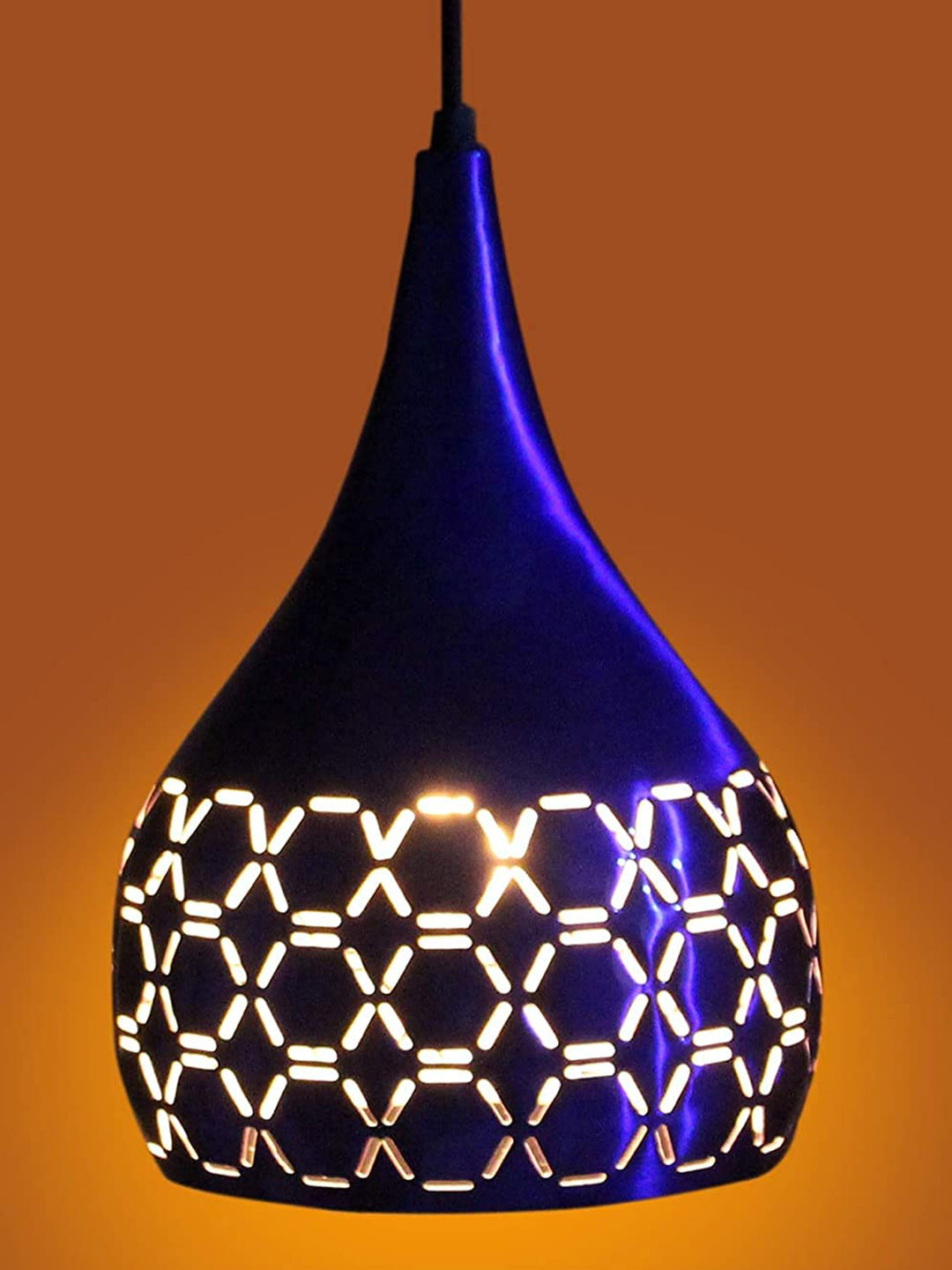 KINIS Blue & White Aluminium Quirky Hanging Light Ceiling Lamp