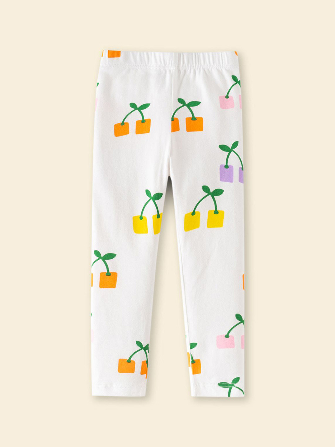 INCLUD Girls Fruit Printed Ankle Length Leggings