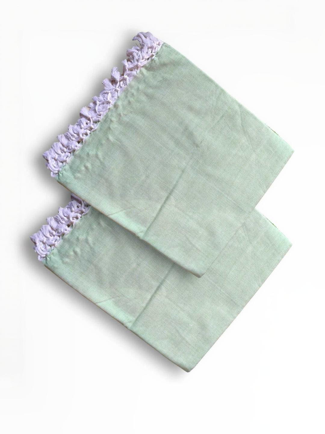 VANISHREE WORLD Green Cotton Double Bed Comforter