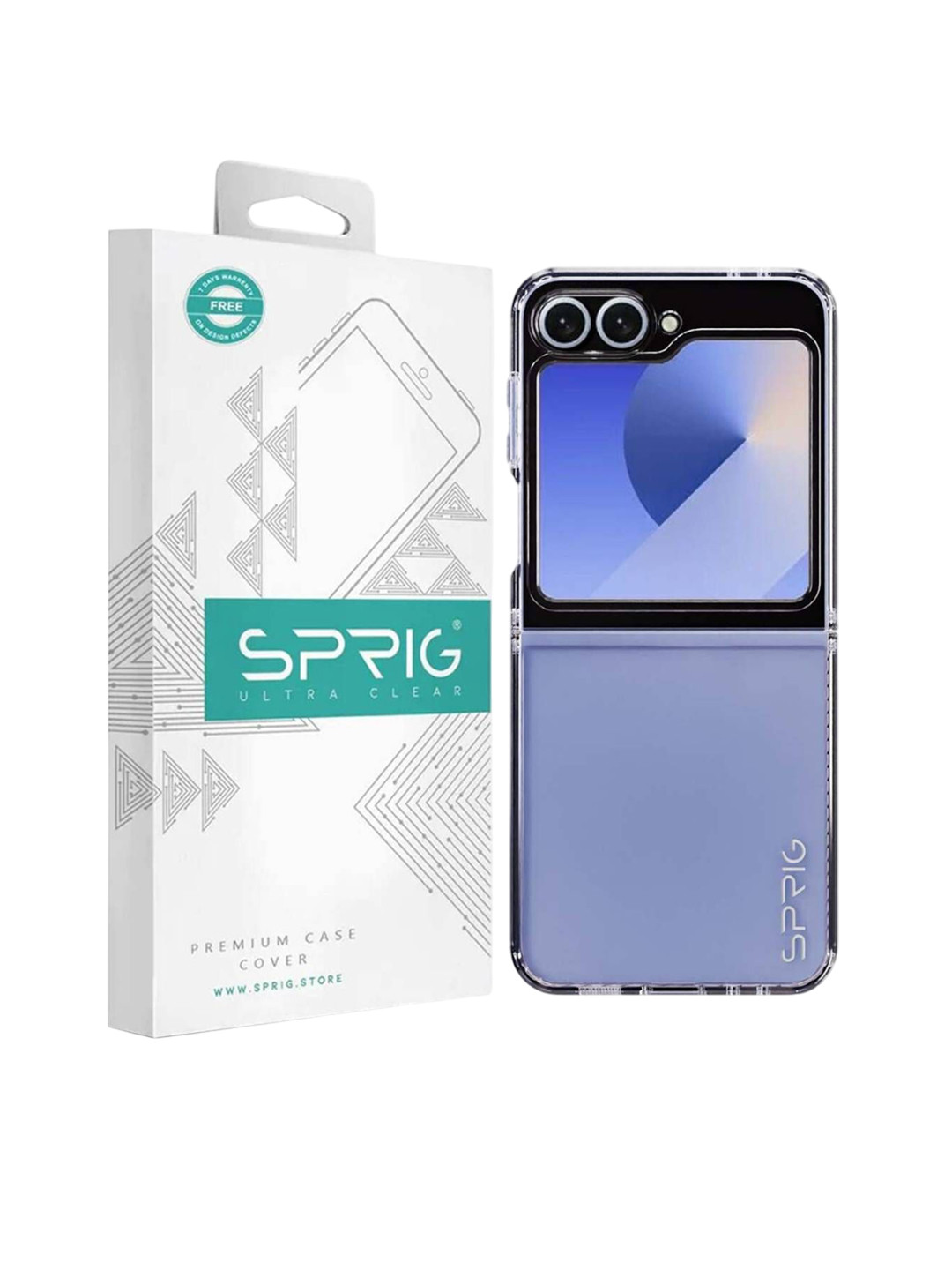 SPRIG Samsung Galaxy Z Flip 6 Bayer Transparent Back Cover