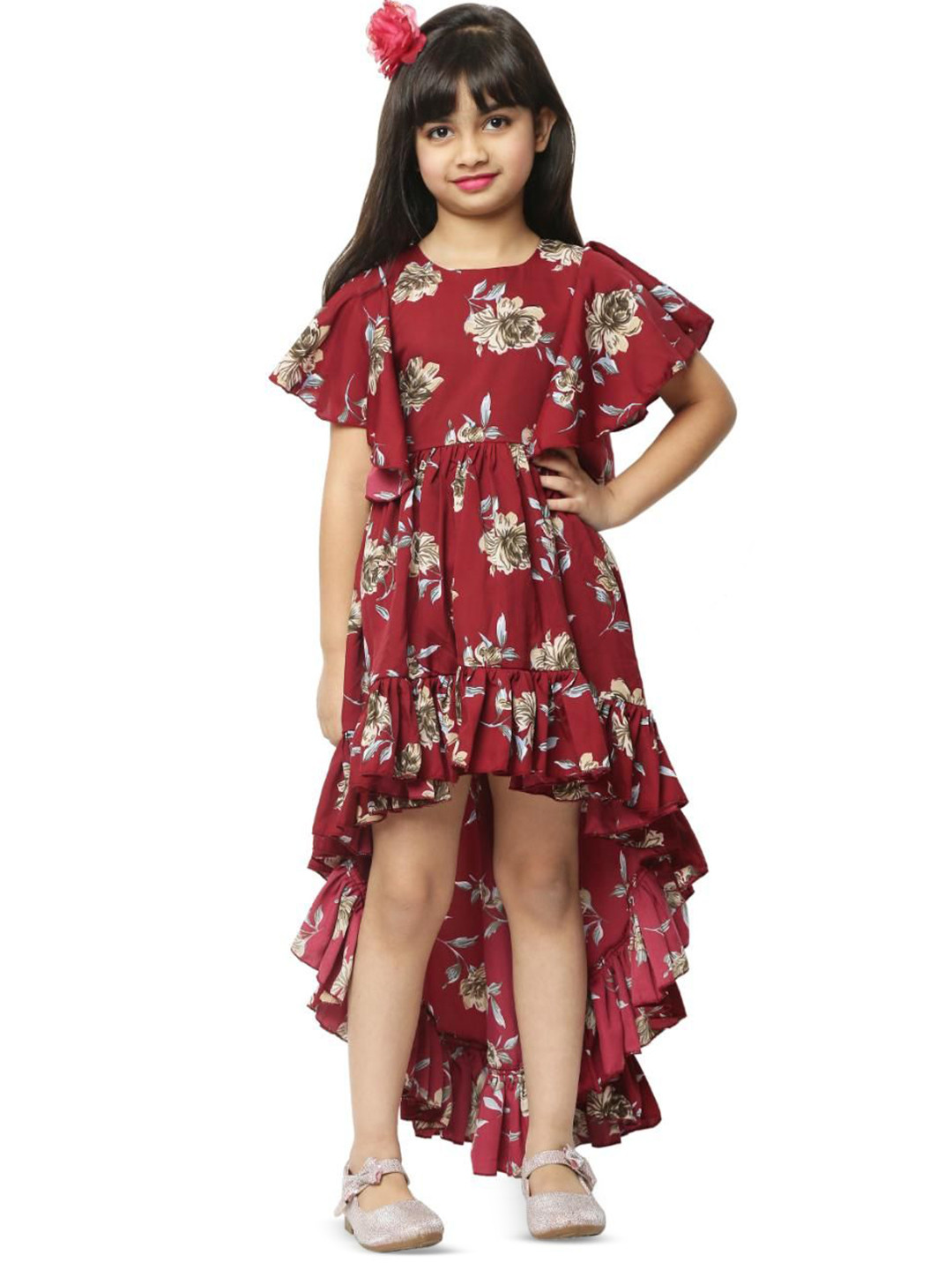 Wow Princess Girls High Low Fit and Flare Dress