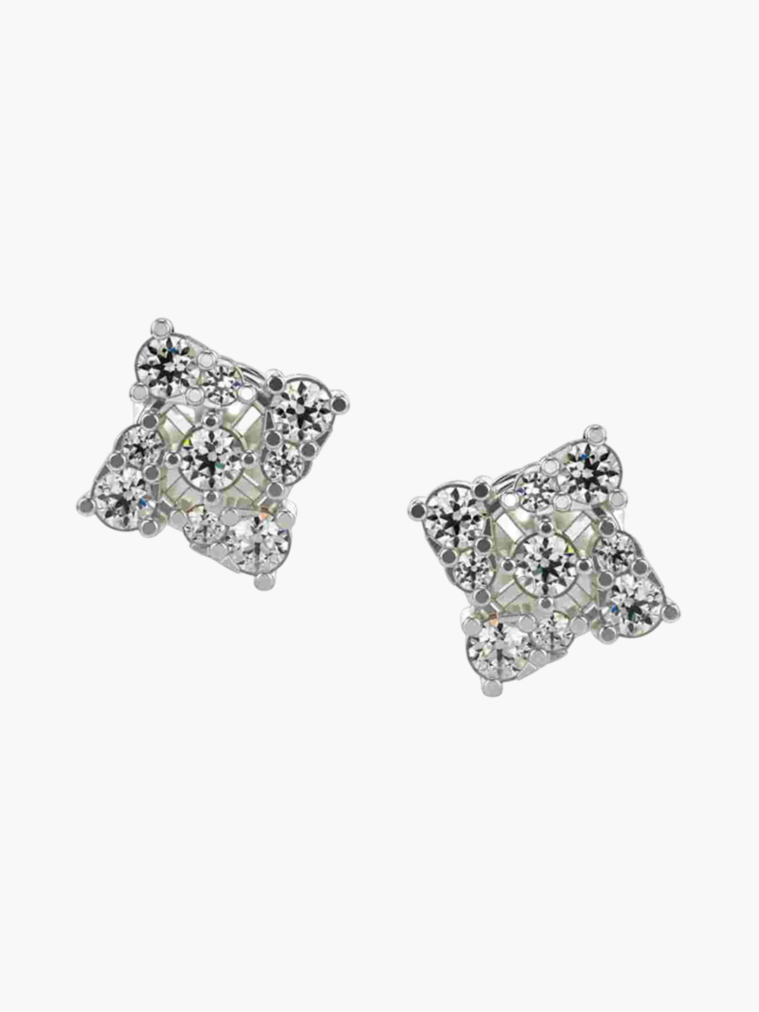 VALANOVA 14K White Gold 0.43 Ct Lab Grown Diamond Earring