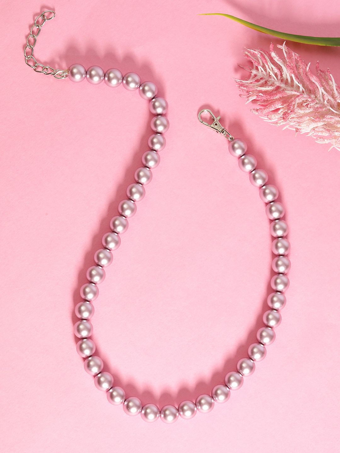 MANSIYAORANGE Gold-Plated Pearls Necklace