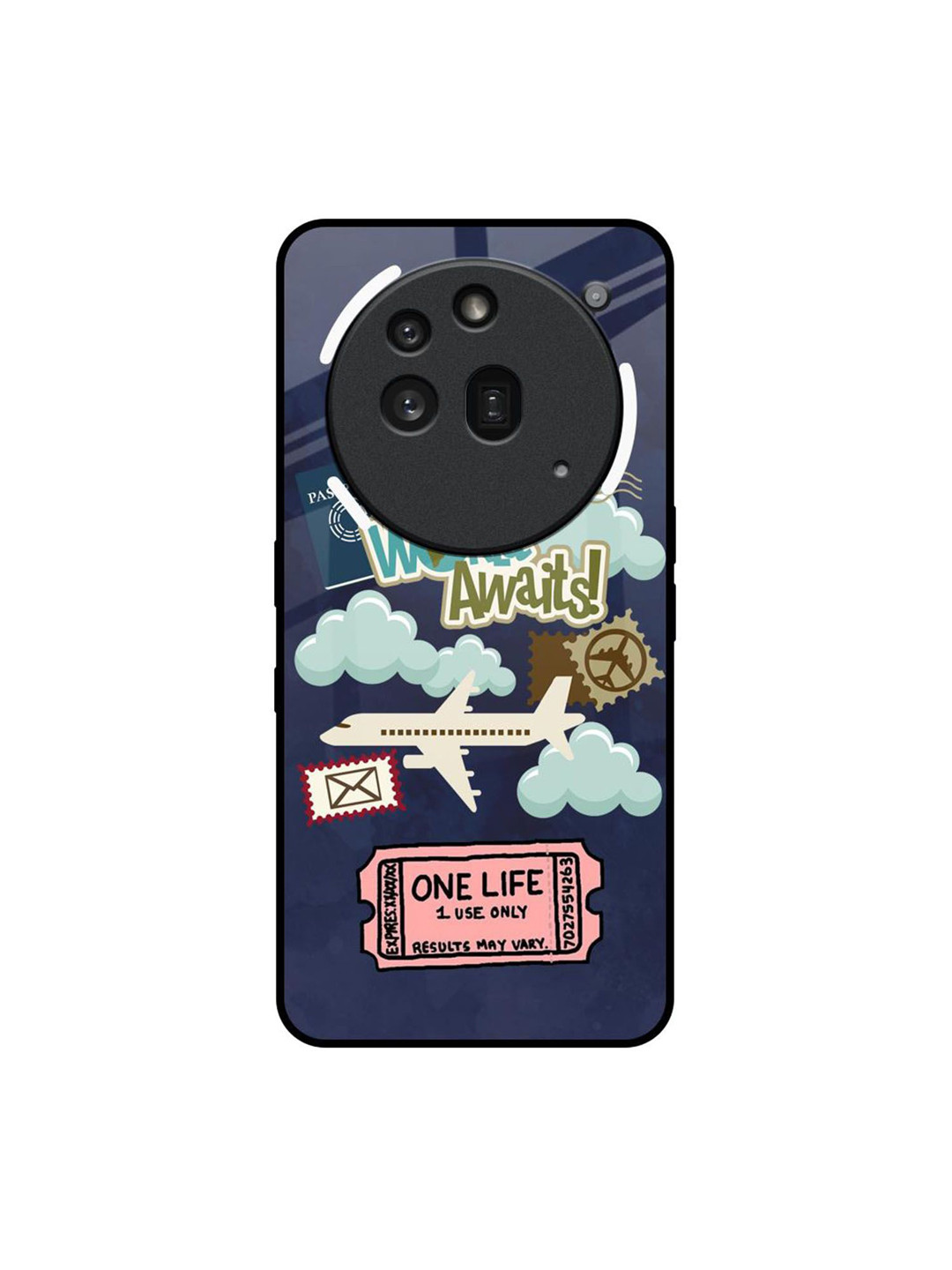 QRIOH Unisex Conversational Printed Nothing Phone 3a Pro Back Case Mobile Accessories