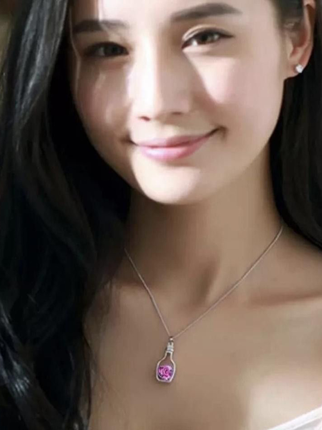 Ringzinnie Unisex Set Of 2 Stainless Steel Bottle Shaped Pendants