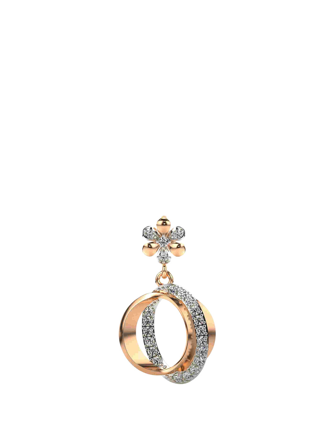 VALANOVA 14K Rose Gold 0.29 Ct Lab Grown Diamond Pendant
