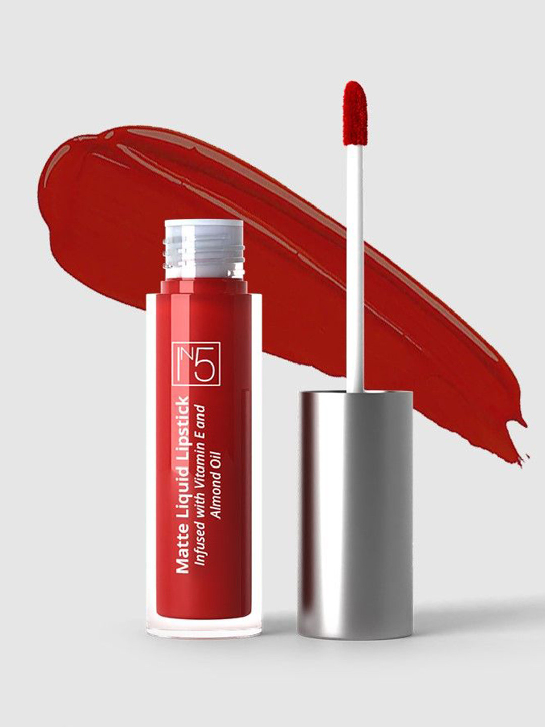 YUHME Ultra Flawless Matte Liquid Lipstick With Vitamin E - 5 ml - Poppy 03