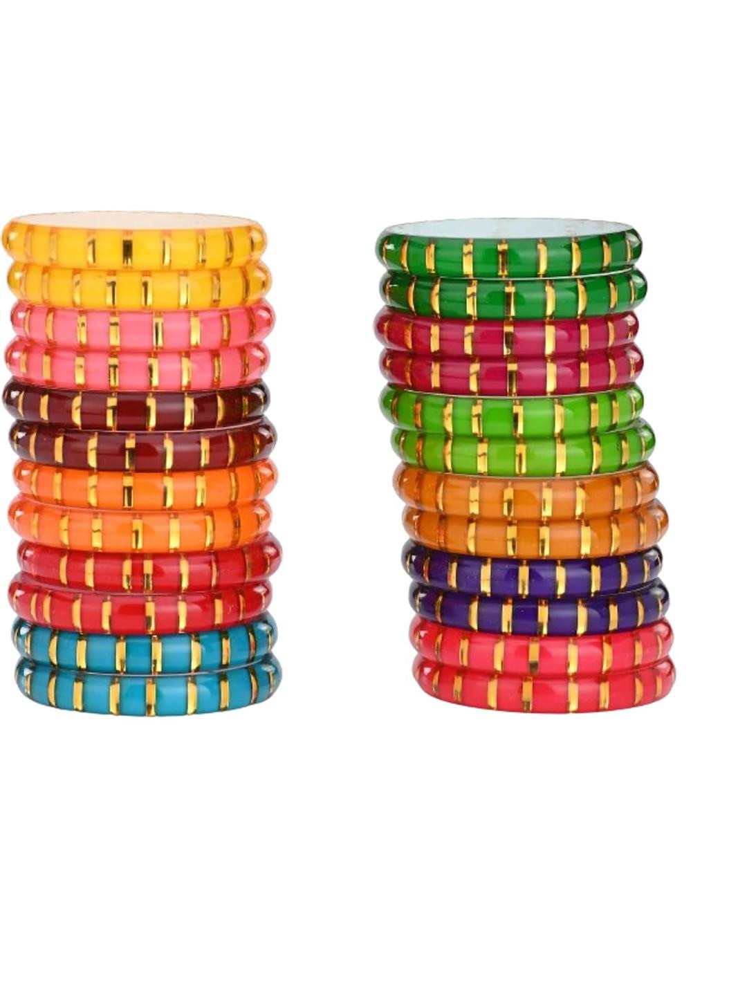 1ST TIME Set of 12 Plastic Bangles