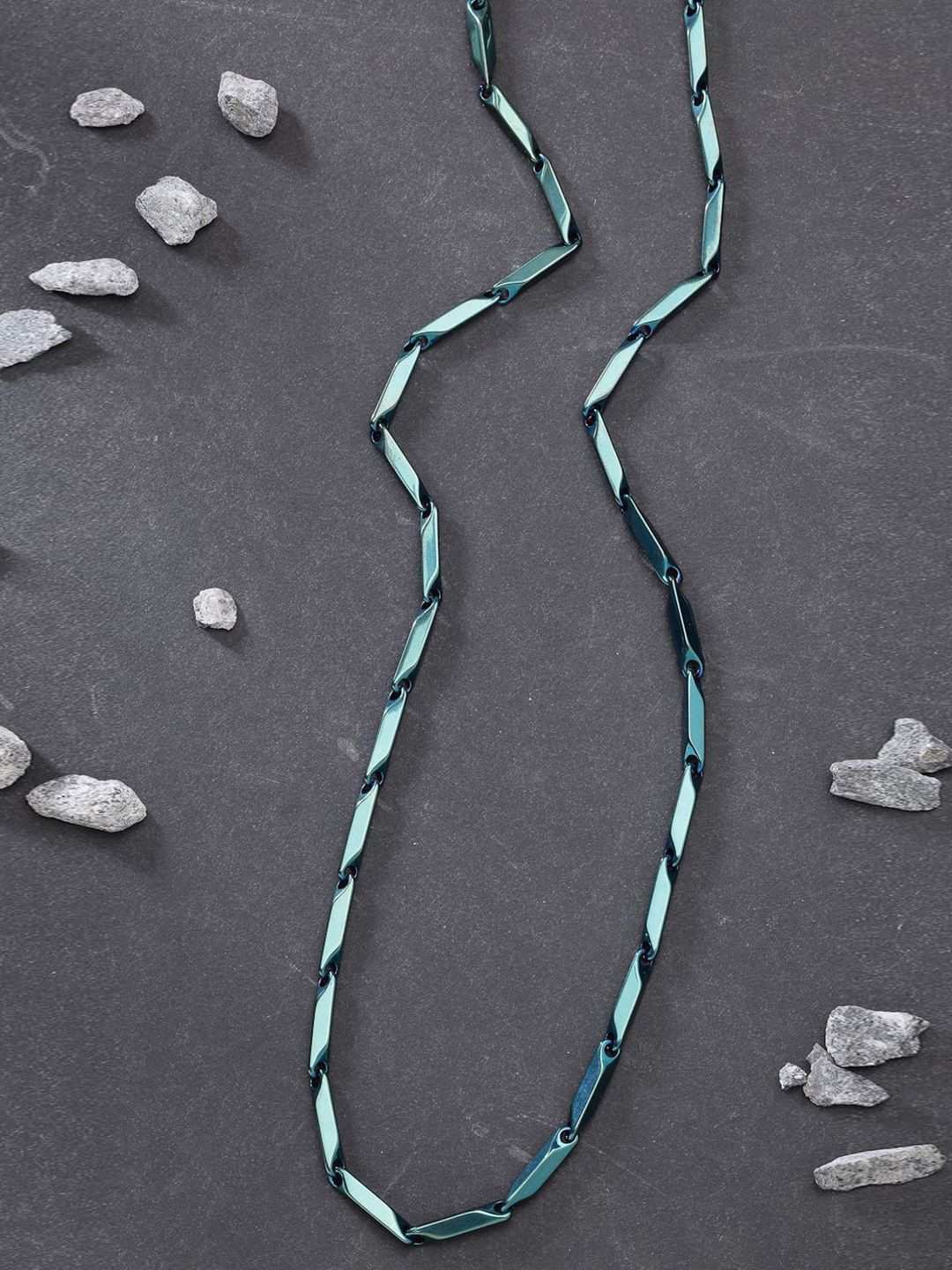 The Roadster Lifestyle Co Rhodium-Plated Textured Chain