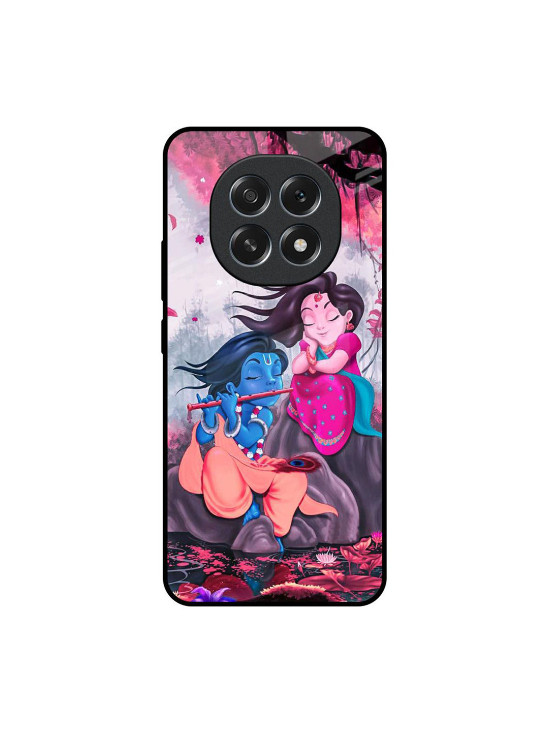QRIOH Radha Krishna Art Printed Oppo F29 Pro 5G Back Case Mobile Accessories