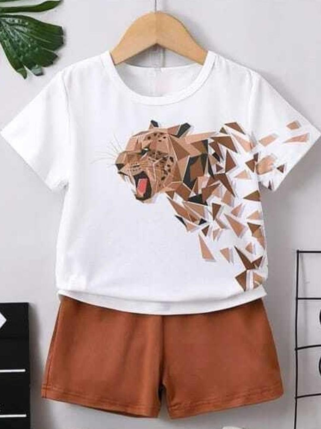 ELPIXIE FASHION Kids-Unisex Pure Cotton Clothing Set