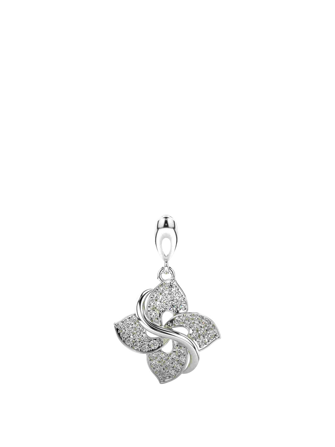 VALANOVA Women 14K White Gold & Lab Grown Diamond Pendant
