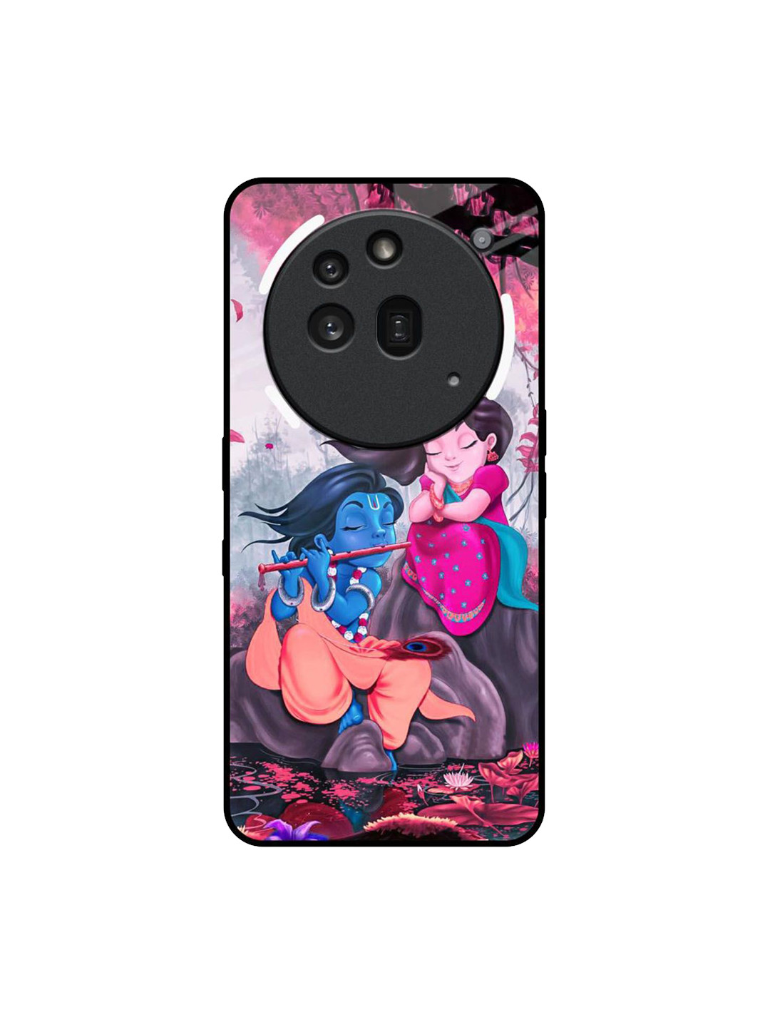 QRIOH Radha Krishna Print Nothing Phone 3a Pro Back Case Mobile Accessories