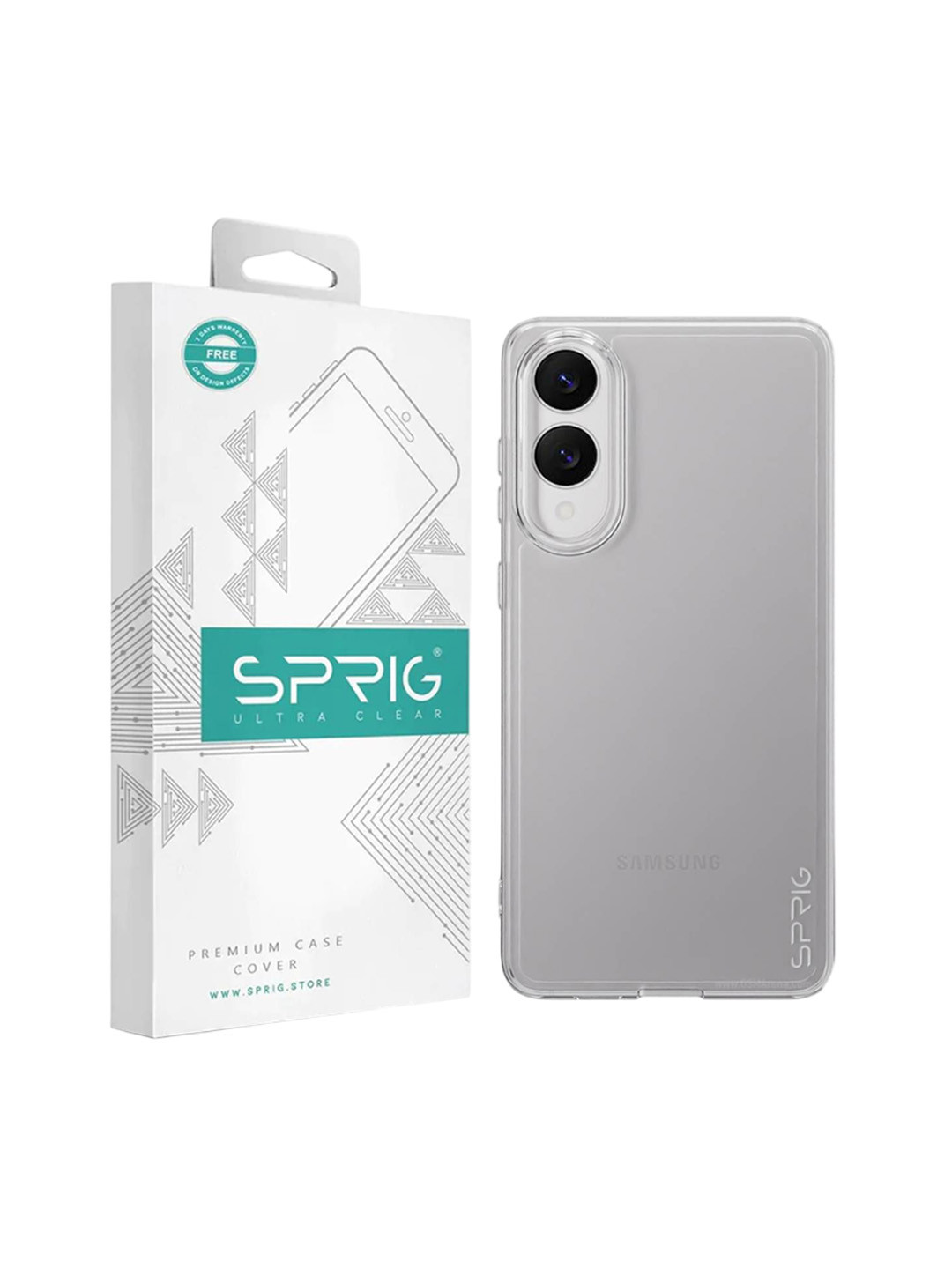 SPRIG Samsung Galaxy S25 Edge Bayer Transparent Back Cover
