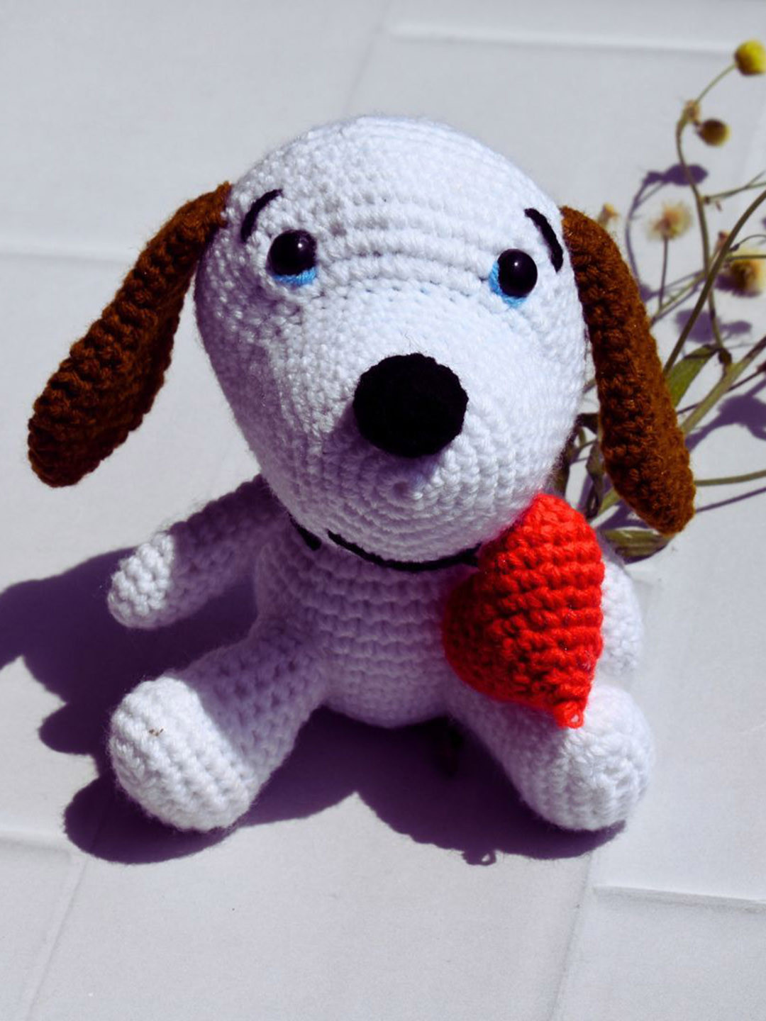 TheYUGO Puppy Hypoallergenic Crochet Soft Doll