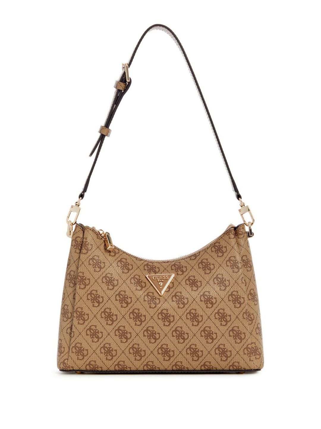 GUESS Women Meridian Graphic Baguette Shoulder Bag