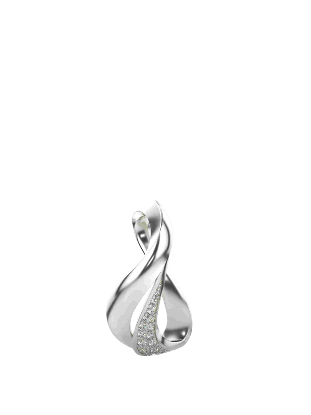 VALANOVA Women 14K White Gold & Certified Lab Grown Diamond 0.57cts