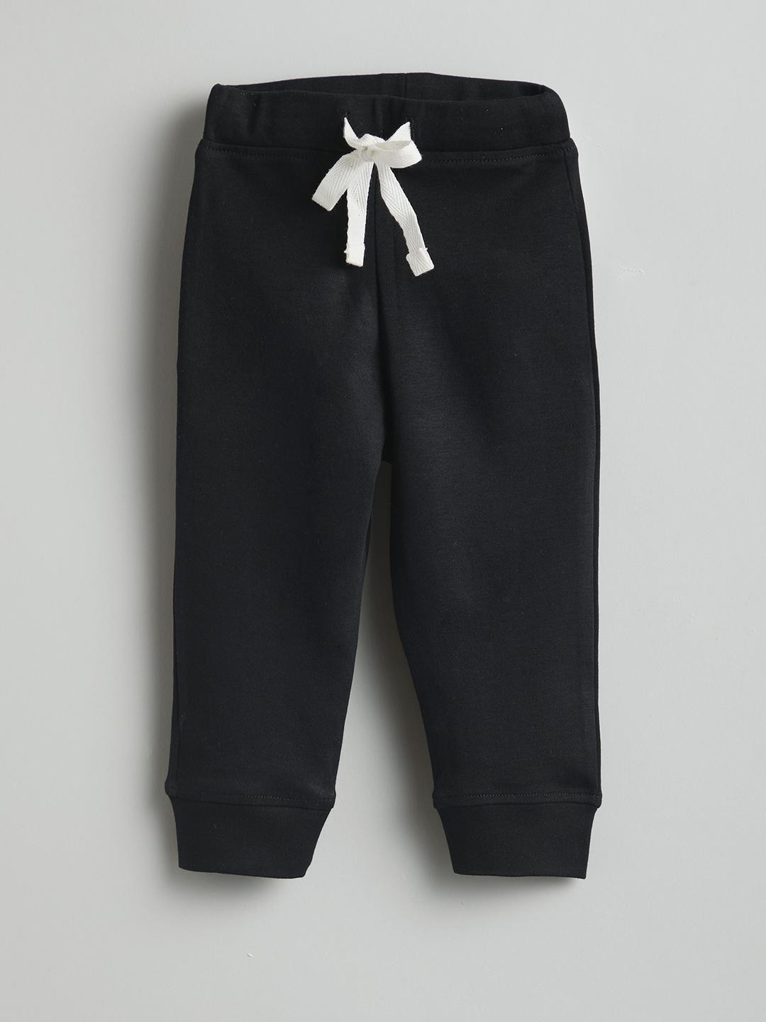 GOTS Boys Solid Organic Cotton Joggers