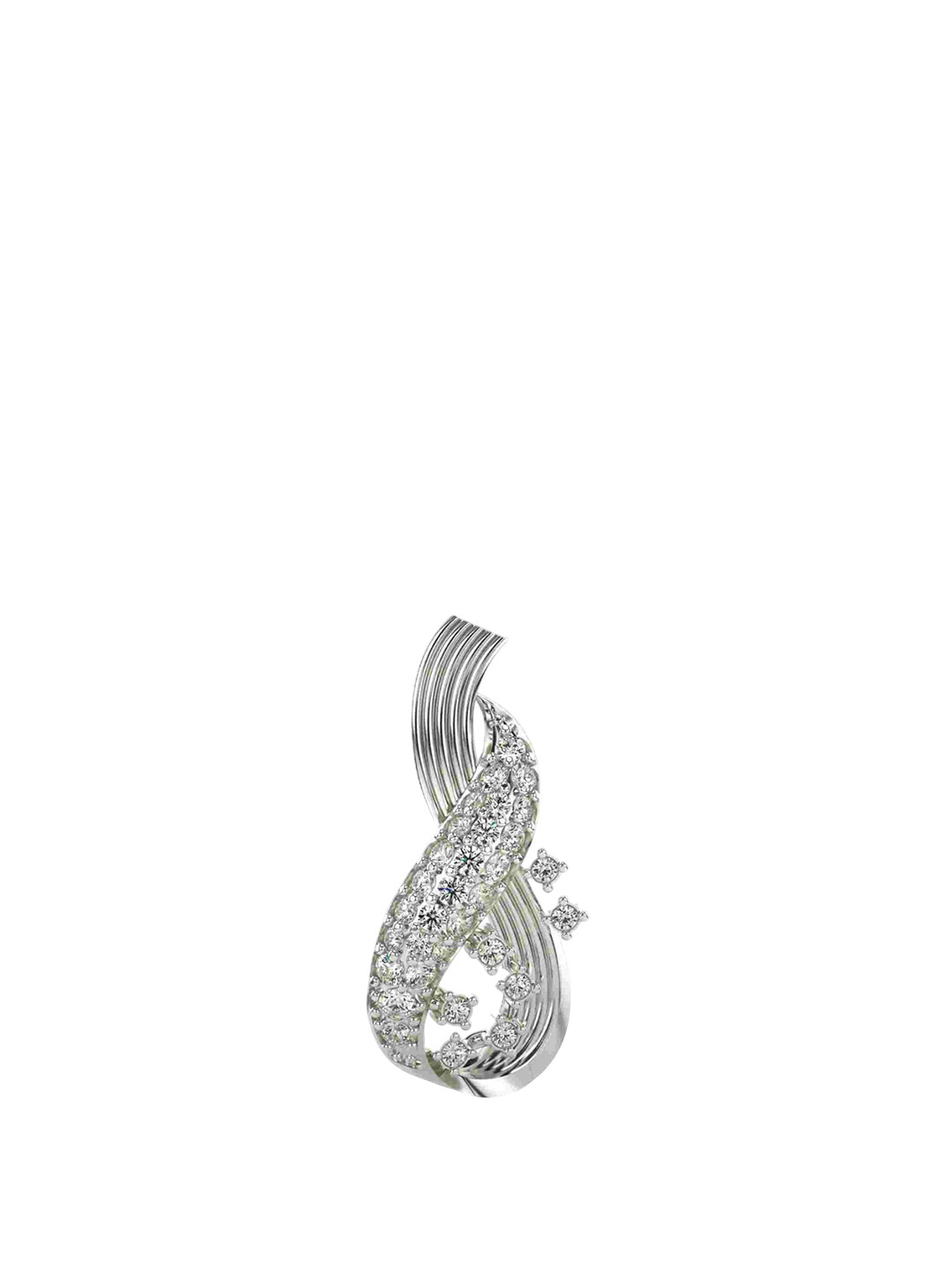 VALANOVA Women White Gold Lab Grown Pendant