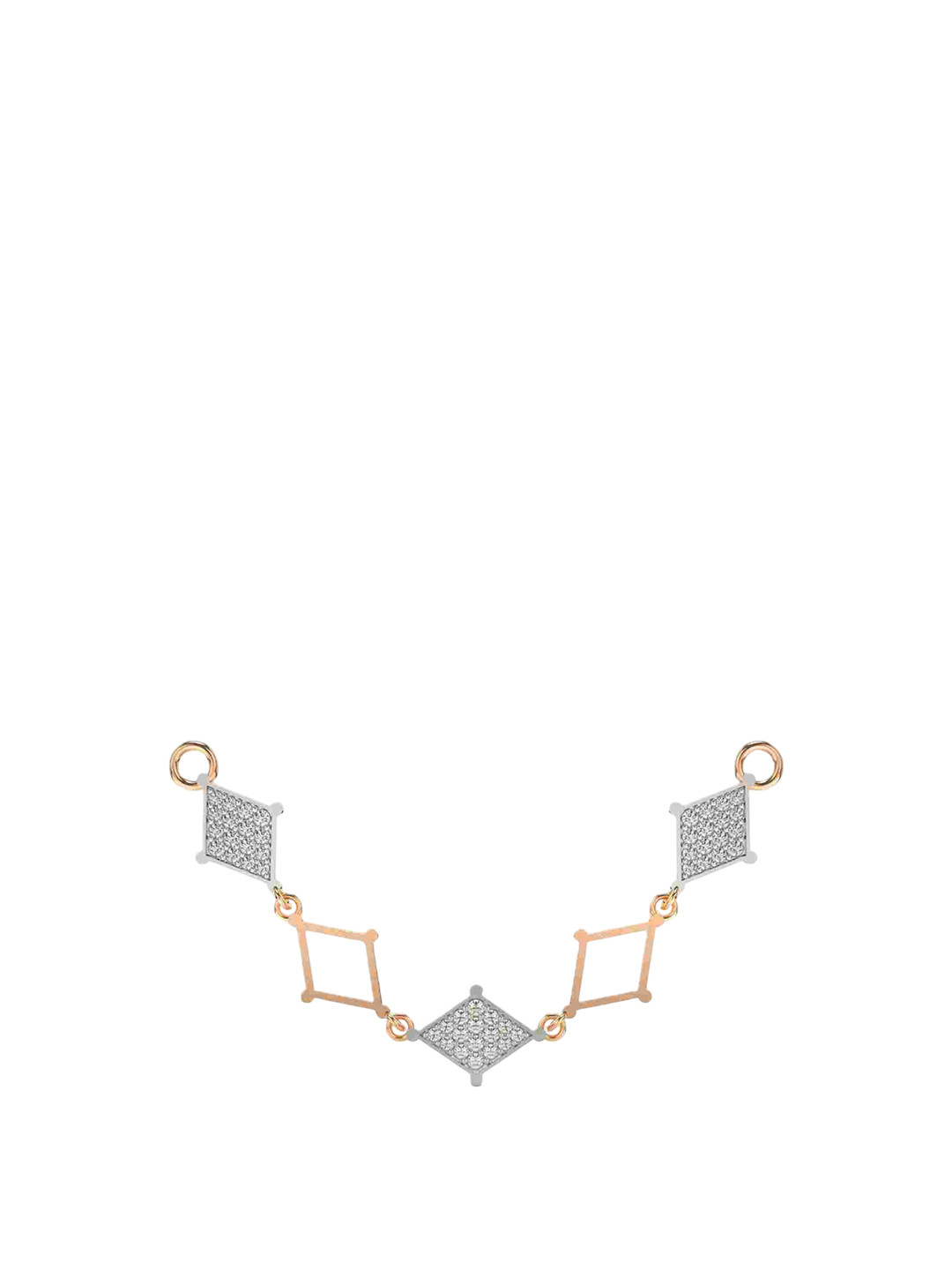 VALANOVA 18K Rose Gold 0.38 Ct Lab Grown Diamond Pendant