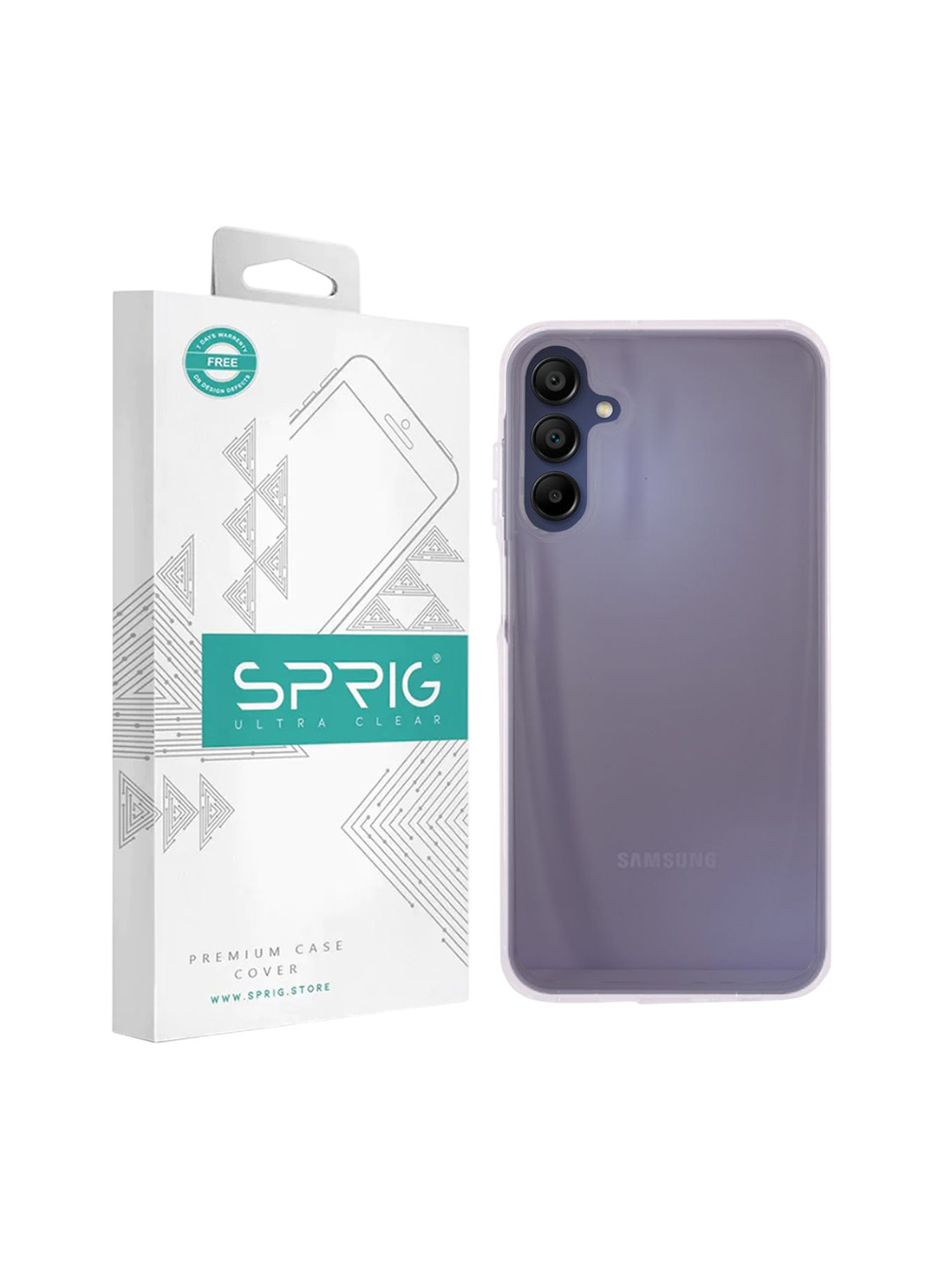 SPRIG Samsung Galaxy A15 Bayer Transparent Back Cover