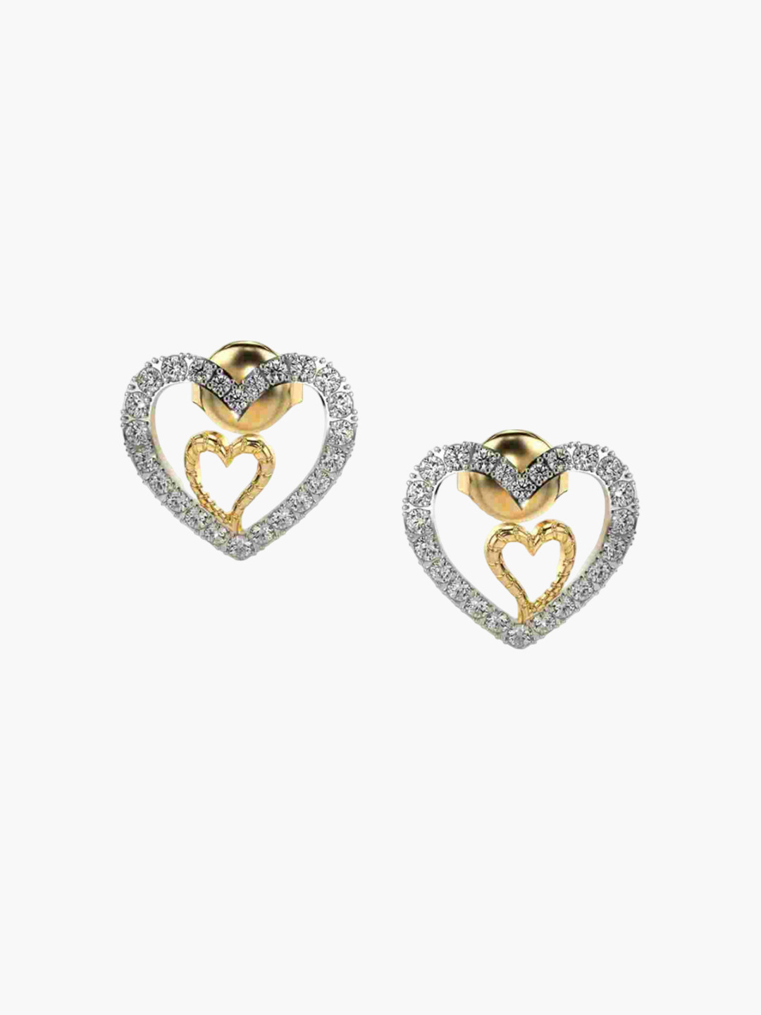 VALANOVA 18K Yellow Gold 0.39 Ct Lab Grown Diamond Earring