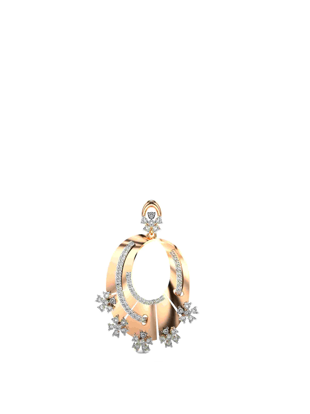 VALANOVA Women 18K Rose Gold With Certified Lab Grown Diamond 0.61cts