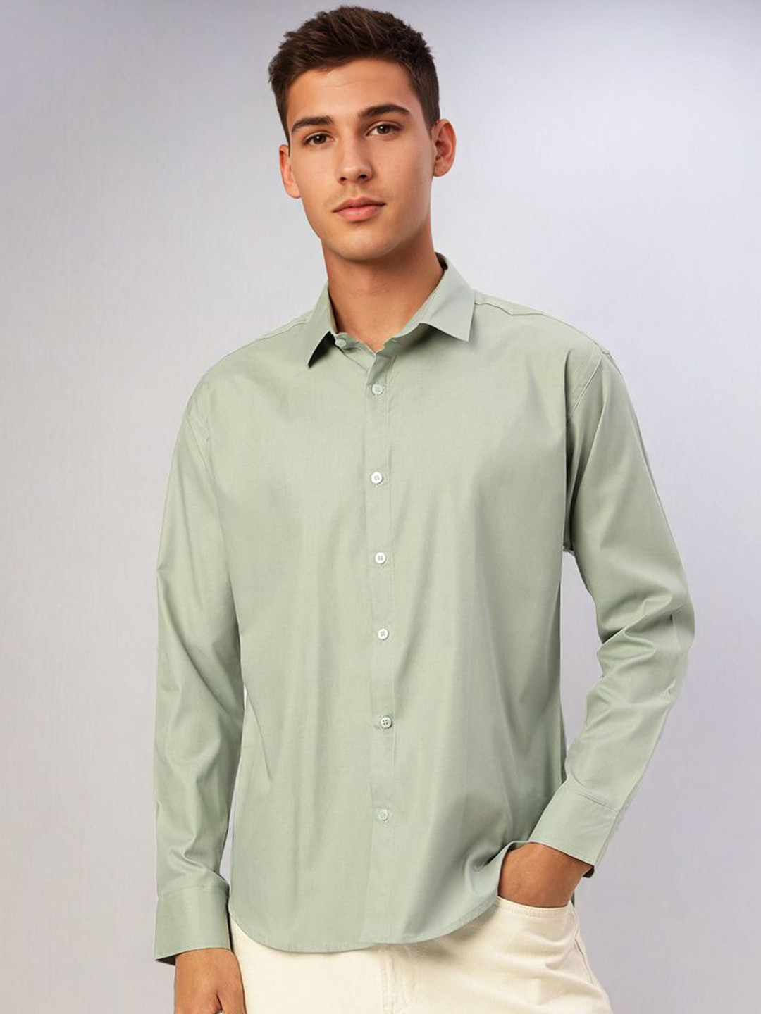 SZN Slim Collar Comfort Cotton Formal Shirt