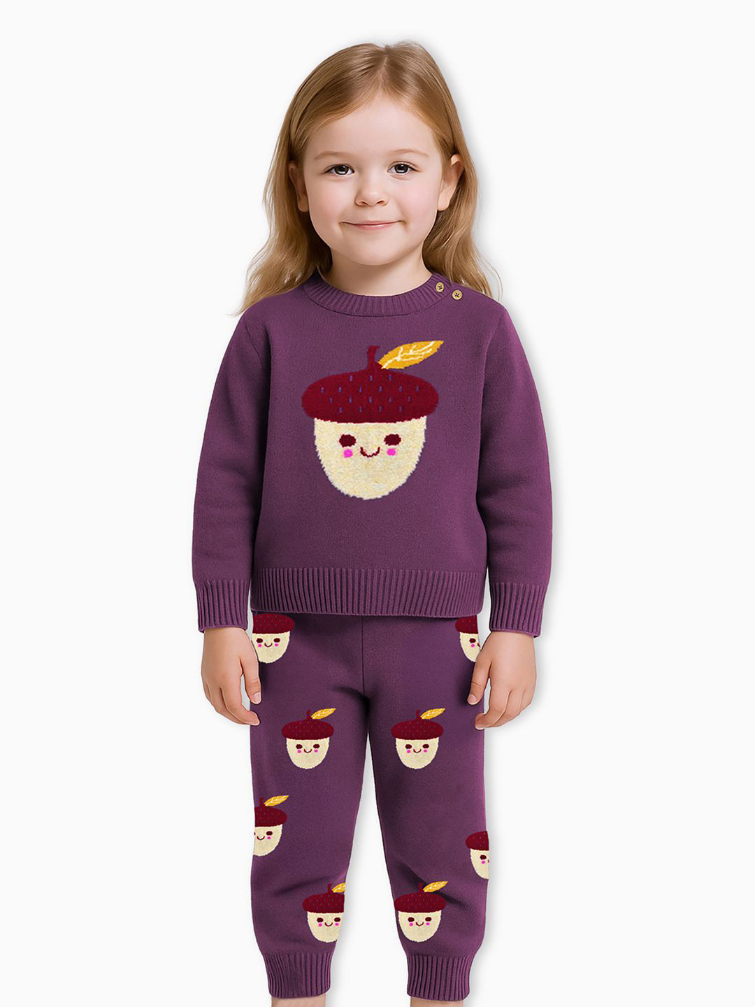 MiArcus Girls Graphic Printed Night Suits