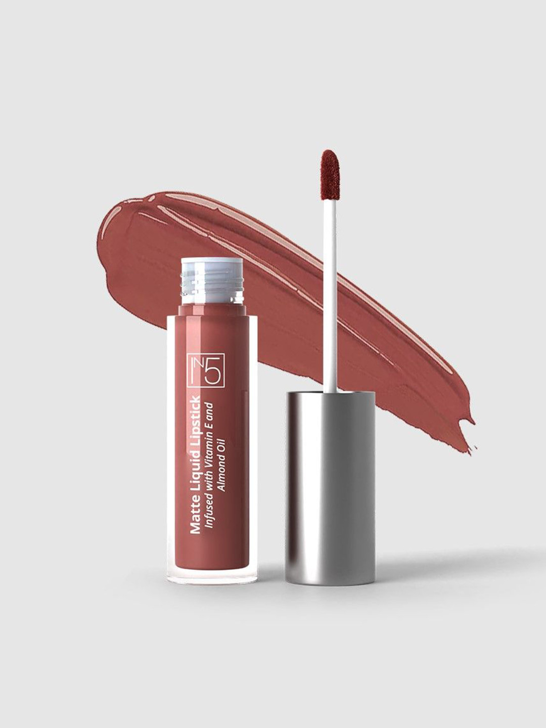 YUHME Ultra Flawless Long Lasting Matte Liquid Lipstick - 5 ml - Power Nude 08