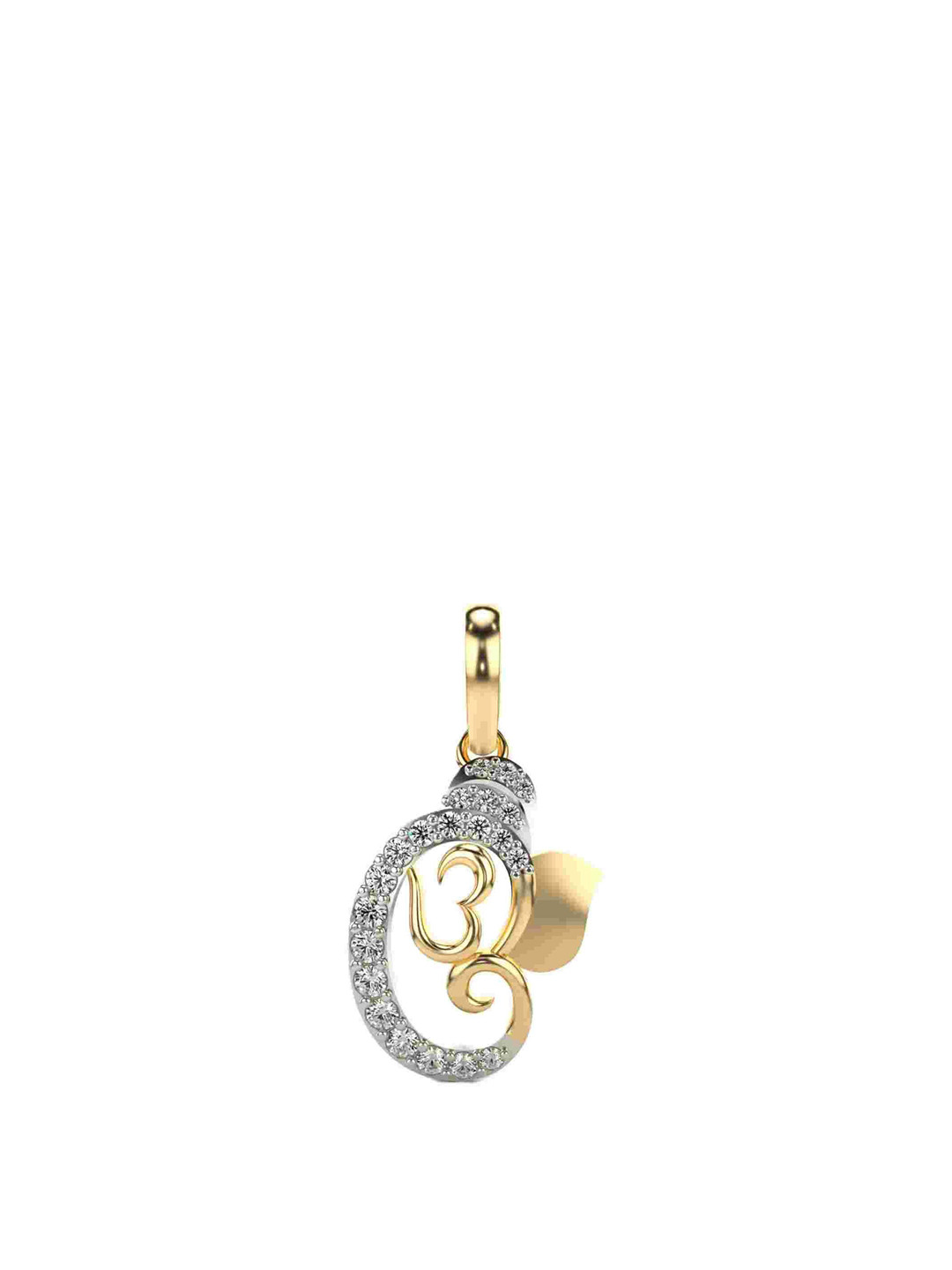 VALANOVA Women Hallmarked 18K Lab Grown Yellow Gold Pendant