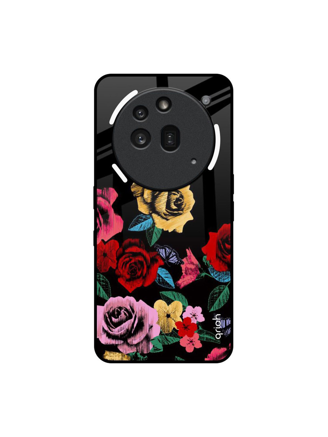 QRIOH Floral Printed Nothing Phone 3a Pro Back Case Mobile Accessories