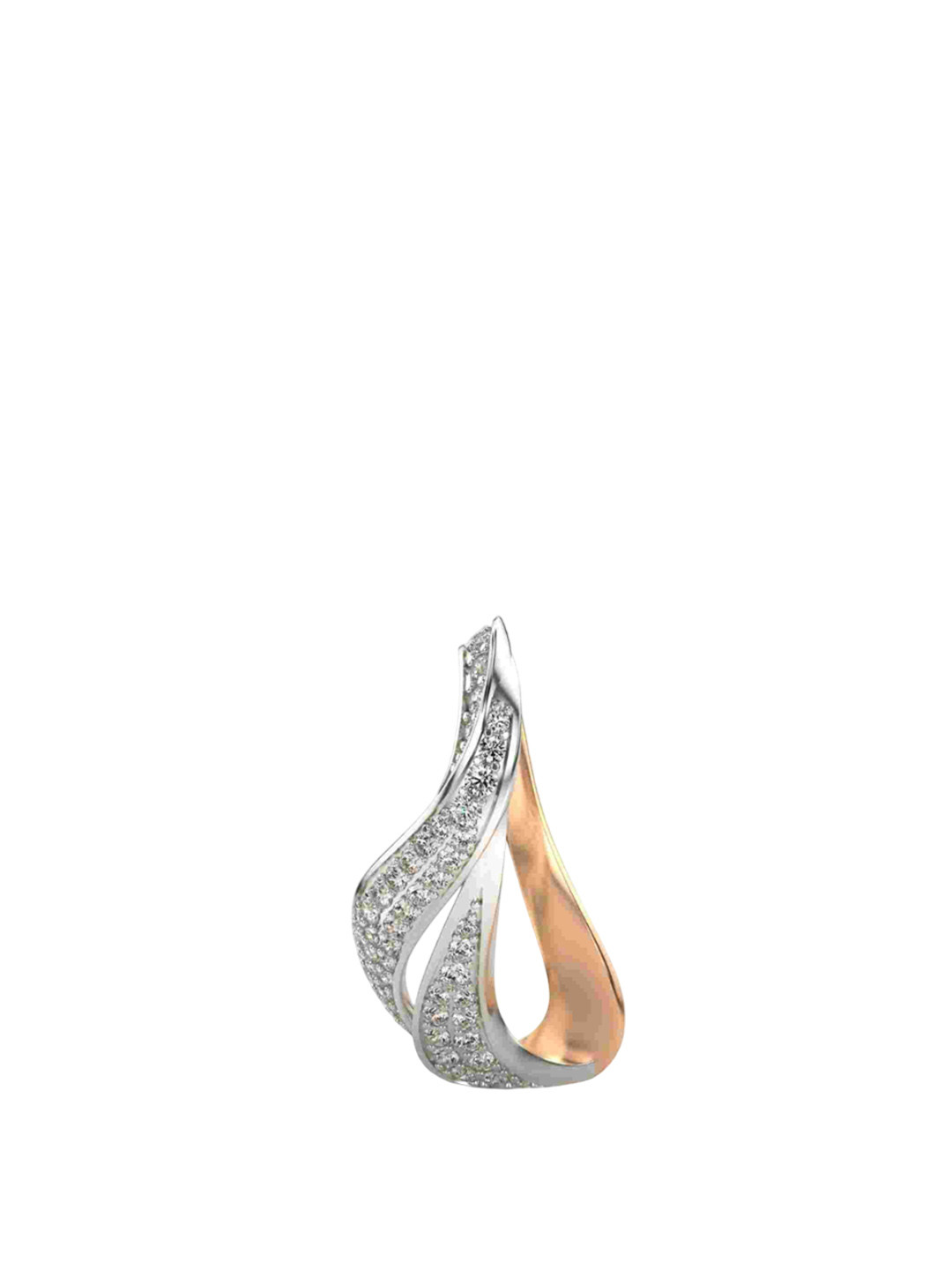 VALANOVA 18 Kt 8K Rose Gold & Certified Lab Grown Diamond Pendant