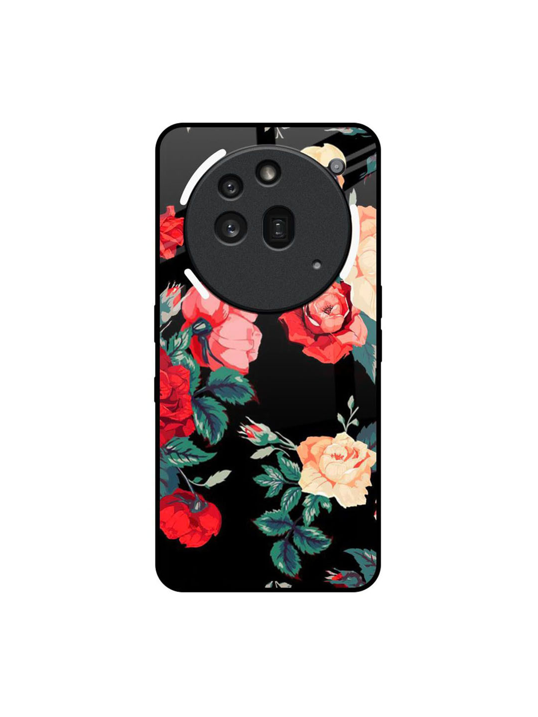 QRIOH Floral Printed Nothing Phone 3a Pro Back Case Mobile Accessories