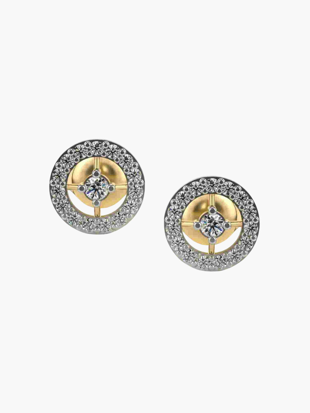 VALANOVA 18Kt Yellow Gold 0.29 Carat Lab Grown Diamond Earrings