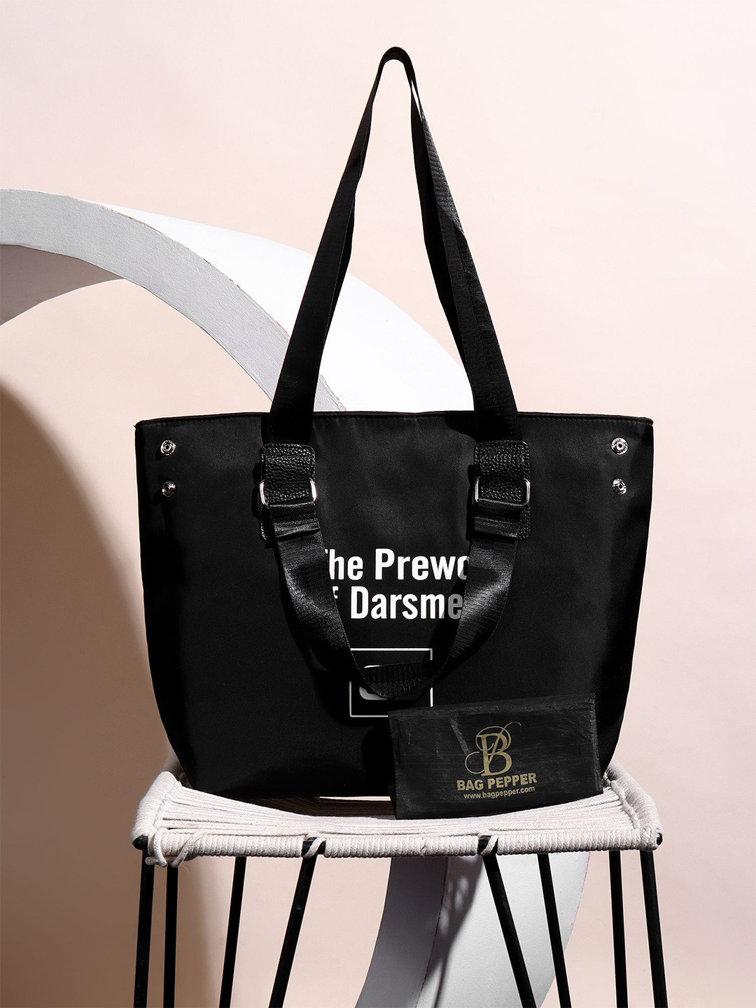 Bag Pepper Women Typography Structured Shoulder Bag with Pouch