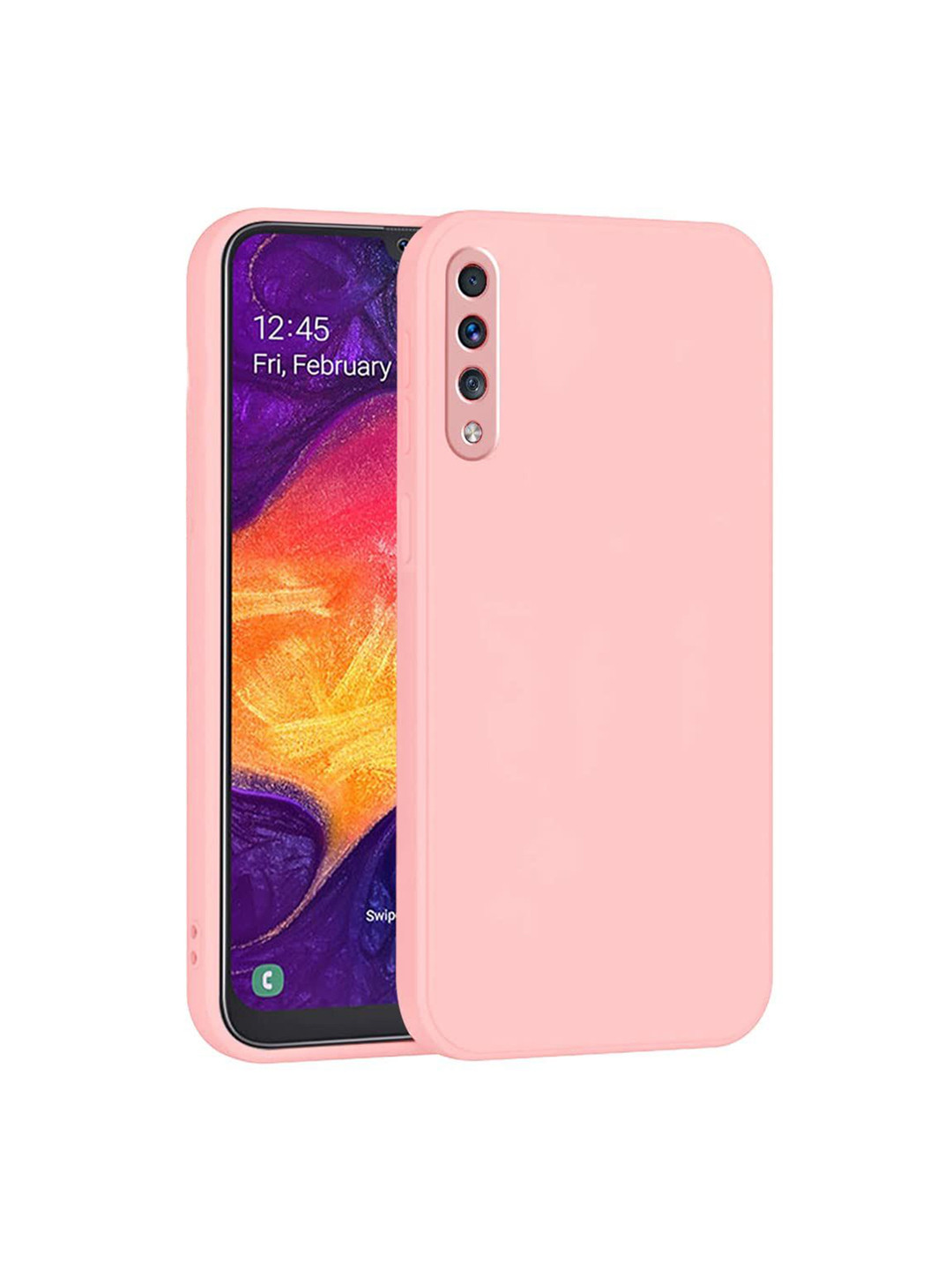 LIRAMARK Unisex Solid Samsung Galaxy A50 / A50s / A30s Soft Back Case Mobile Accessories