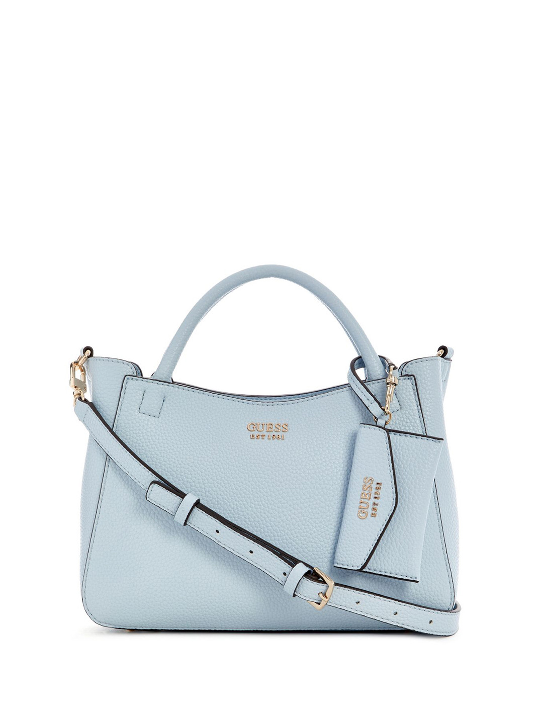 GUESS Textured Brenton Structured Satchel