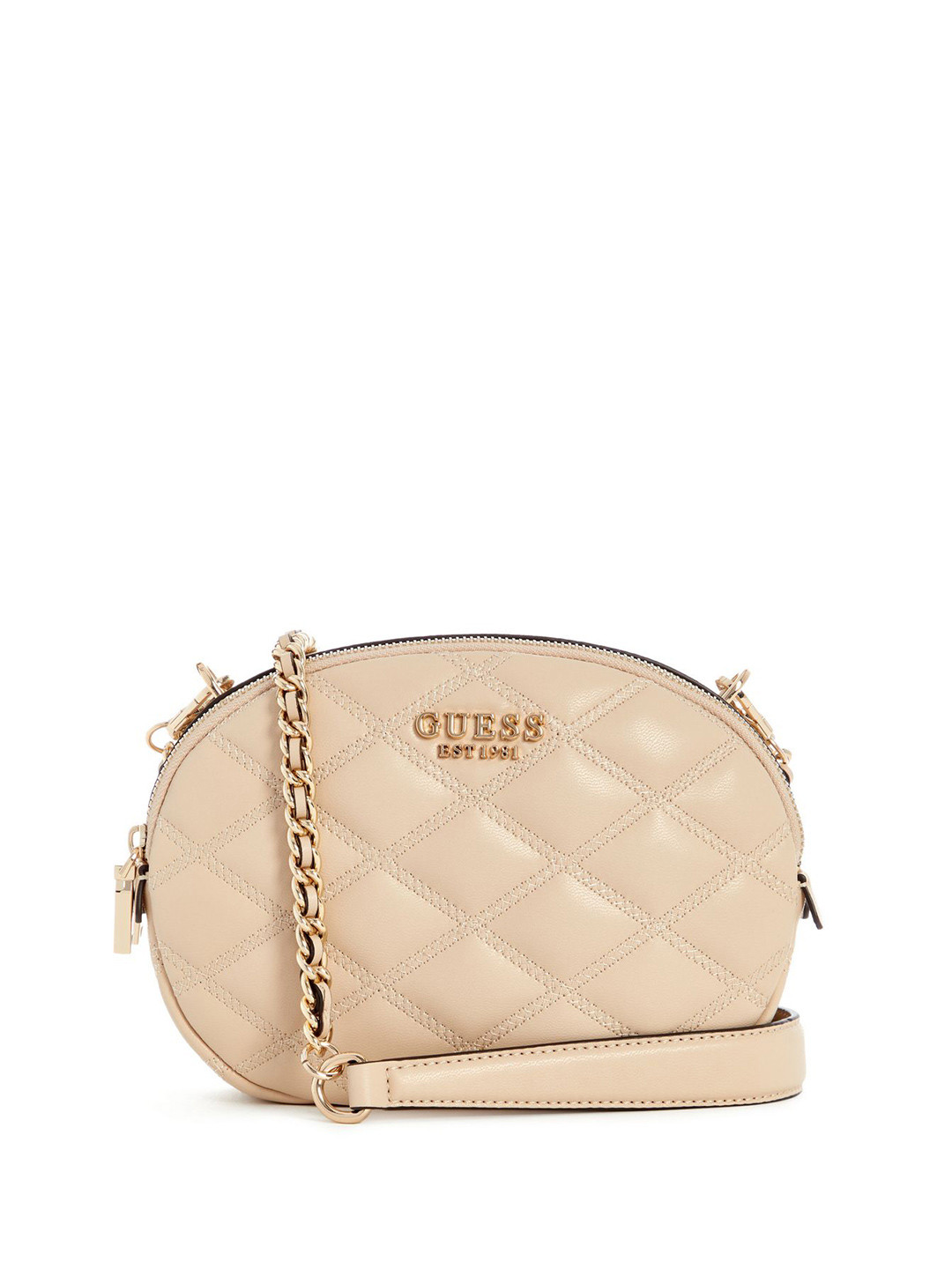 GUESS Women Tamsin Textured Crossbody Quilted Sling Bag