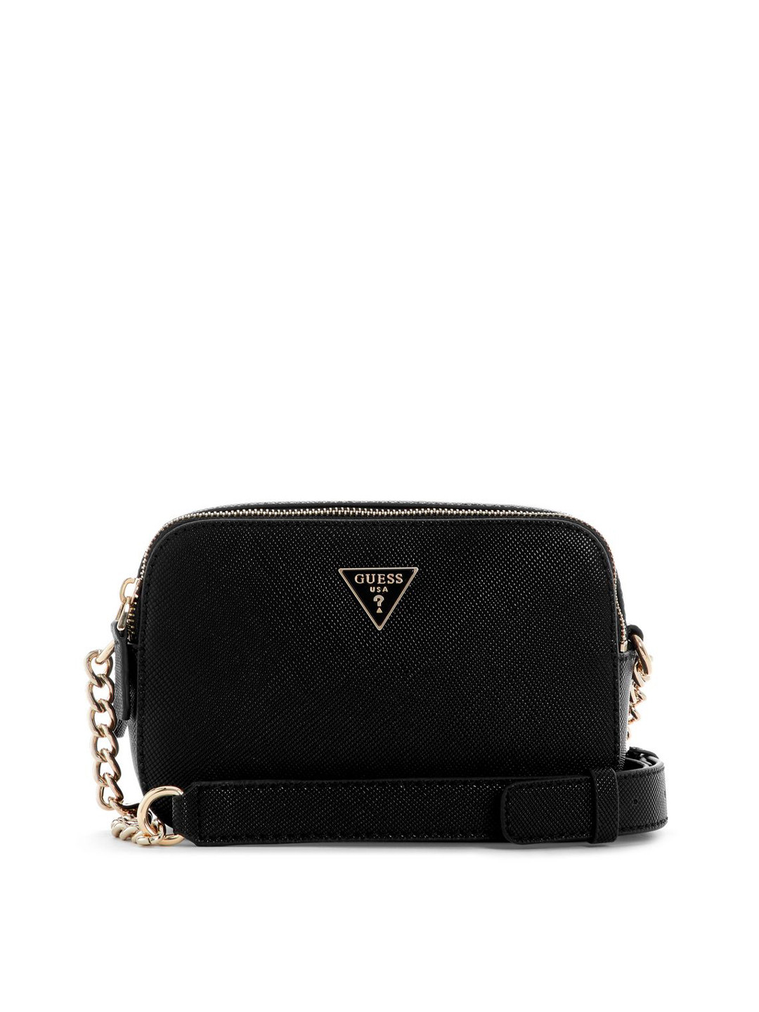 GUESS Women Noelle Camera Textured Crossbody Sling Bag