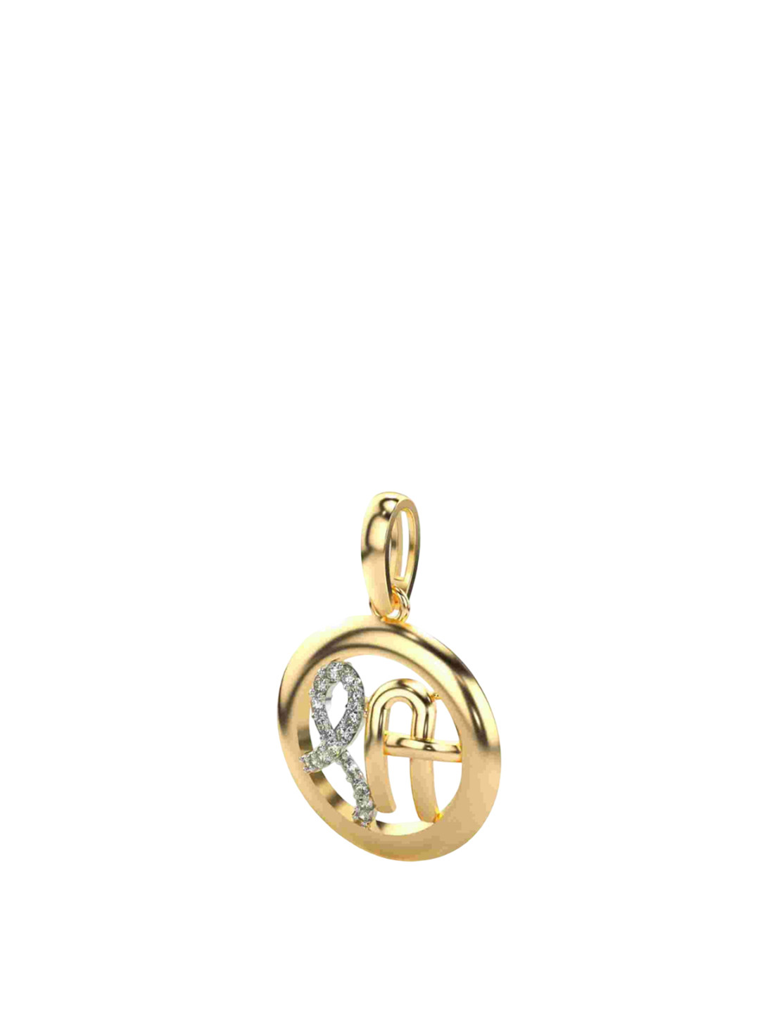 VALANOVA Women Hallmarked 14K Yellow Gold & Certified Lab Grown Diamond 0.32cts