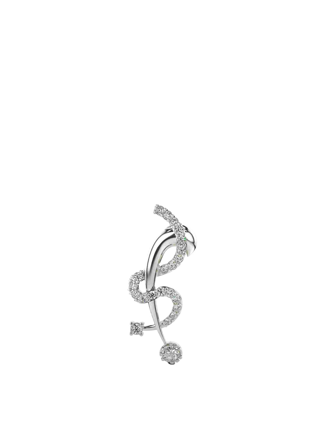 VALANOVA Women Hallmarked 18K White Gold & Certified Lab Grown Diamond 0.23cts Pendant