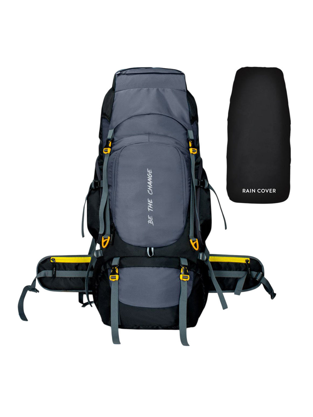 Provogue Unisex Colourblocked Large Rucksacks With Rain Cover